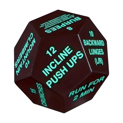 Fitness - Equipo De Fitness Pequeño Y Portátil De 12 Caras - Para Entrenamiento Físico | Para Entrenamiento En Grupo Juegos Gimnasio En Casa Mujeres Hombres