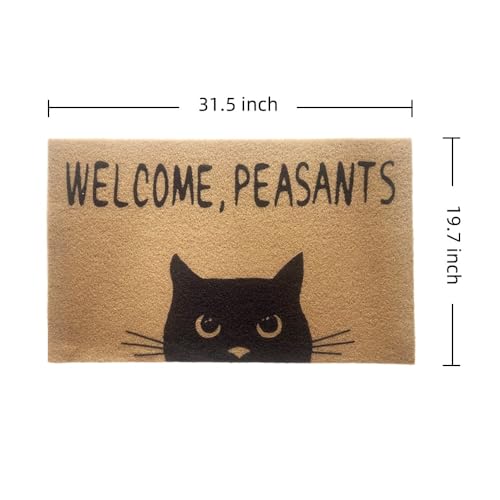 Tapete decorativo para entrada con diseño de gato miniatura 2