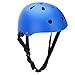 DAUERHAFT Casco per Bambini, Resistente agli Urti e Robusto Casco per Bambini Regolabile Cappello di Sicurezza Protezione per la Testa dell'equipaggiamento Protettivo, per Ciclismo Pattinaggio (Blu)