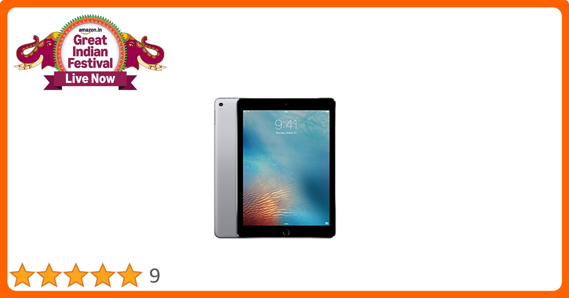 A1674 iPad Pro 9.7 32GB 本体 Wifi+Cellular Apple iPad Pro 32 GB 9.7 inch with Wi-Fi+4G Price in India