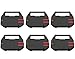 Bigger 6-Pack Replacement for Nakajima AE-500, AE-560, AE-580, AE-710 HYC01 Ribbon Used with NAKAJIMA WPT-150 WPT-160 Electronic Typewriter