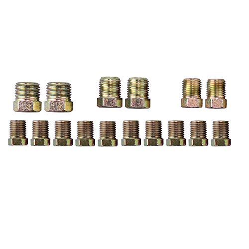 25 Ft. 3/16 Od Copper-Nickel Coated Alloy Brake Line Tubing Kit 3/16" X 25' With Fittings #TOP4