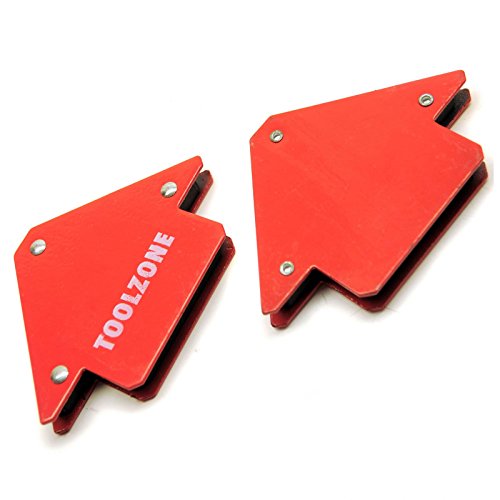 Image of 25lb Small Welding Magnet x 2 Right Angle Square Holder Soldering Durable TE134
