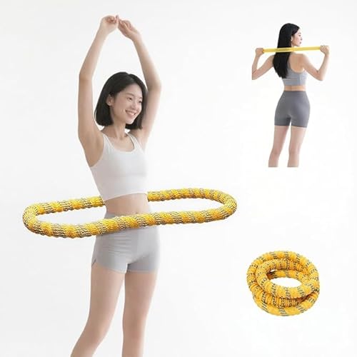 ソフト フラフープ ダイエット用 人気 1.4kg ベリー フィットネス PVC 190cm 折りたたみ式 ポータブル 多機能 有酸素運動 脂肪燃焼 筋トレ フィットネス 室内/公園用 男女兼用