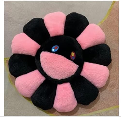NANHAN Colorful Plush Toy, Sunflower Stuffed Doll Toy, Smiling Face Sunflower Stuffed Plush Toy Doll Cushion Pillow Home Bedroom Car Decoratio Ornaments, Soft and Comfortable Sunflower Cushion (G)