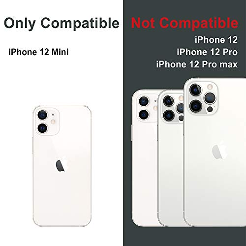 Toru Mx Slim For Iphone 12 Mini Magnetic Case, Compatible With Magsafe, Hybrid Transparent Hd Clear Case With Crossbody Strap, Scratch Resistant, Air Bumper Shock-Absorbing Corners - Clear #TOP1