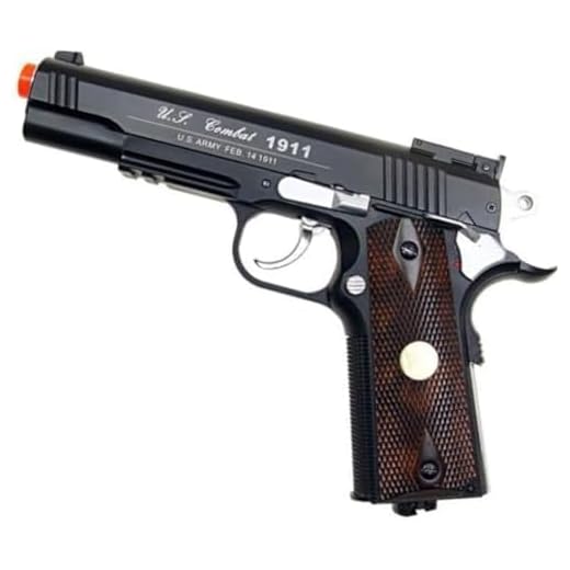 500 fps new full metal wg airsoft m 1911 gas co2 hand gun pistol w/ 6mm bb bbs(Airsoft Gun)