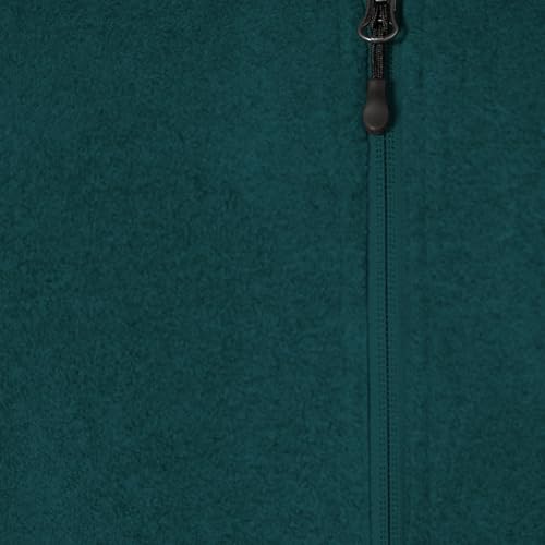 Amazon Essentials Women's Classic-Fit Full-Zip Polar Soft Fleece Jacket, Dark Green Heather, X-Large