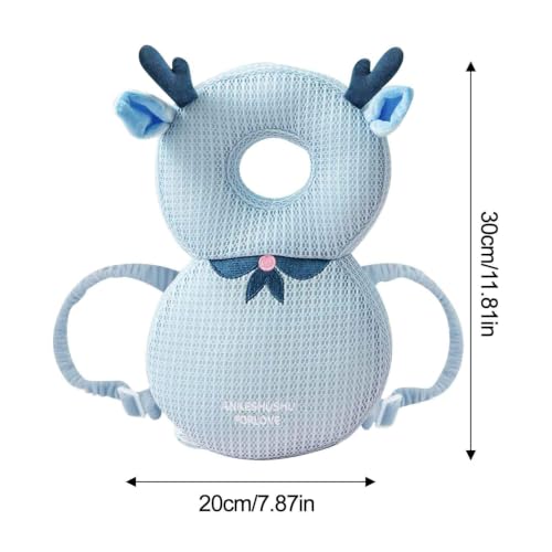Protector de cabeza para niños Walker con correas ajustables cojín suave gatear 4