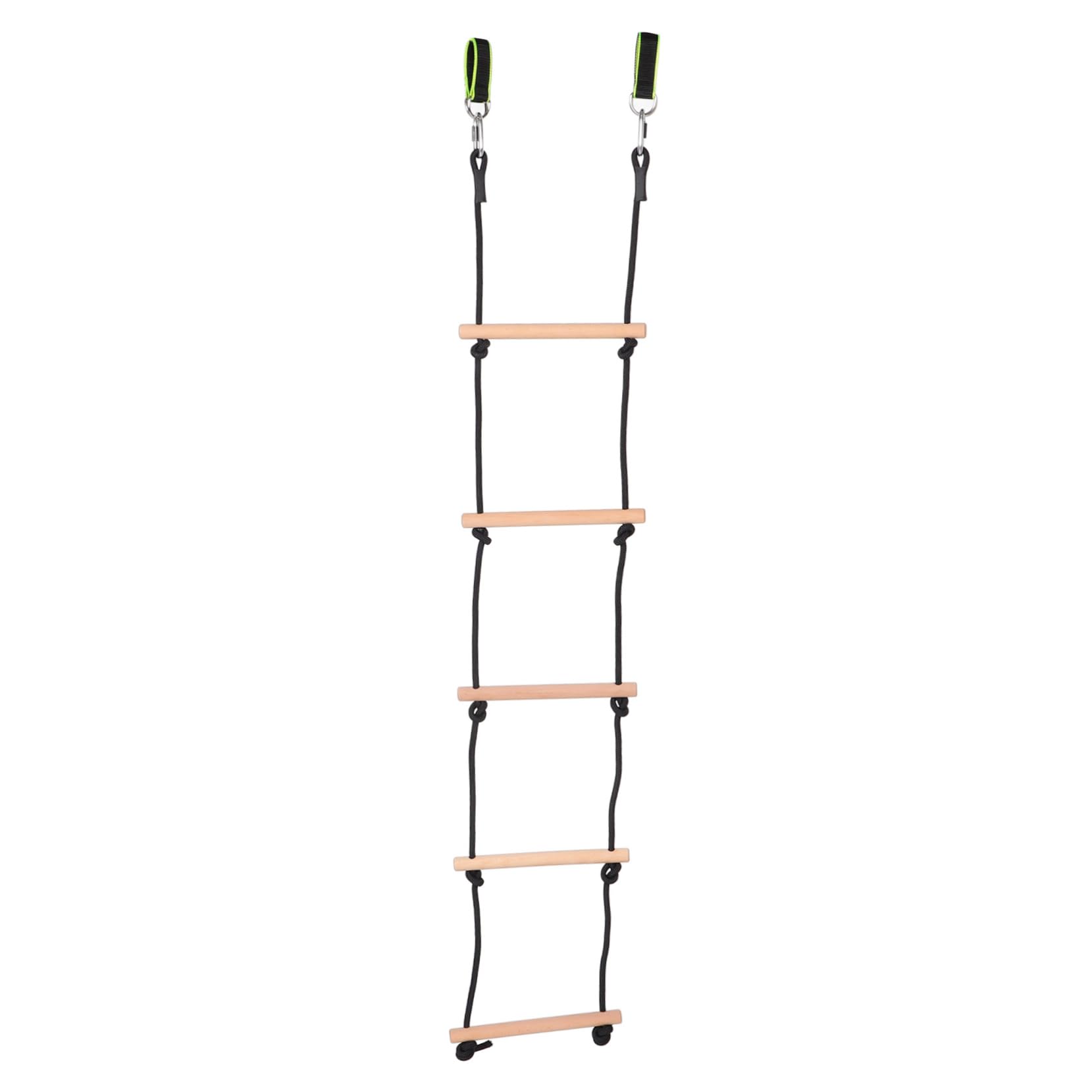 HOOTNEE 1 Set Wooden Climbing Ladder for Boys and Girls Outdoor Playset Portable Rope Ladder Dorm Bed Accessory Easy Assembly