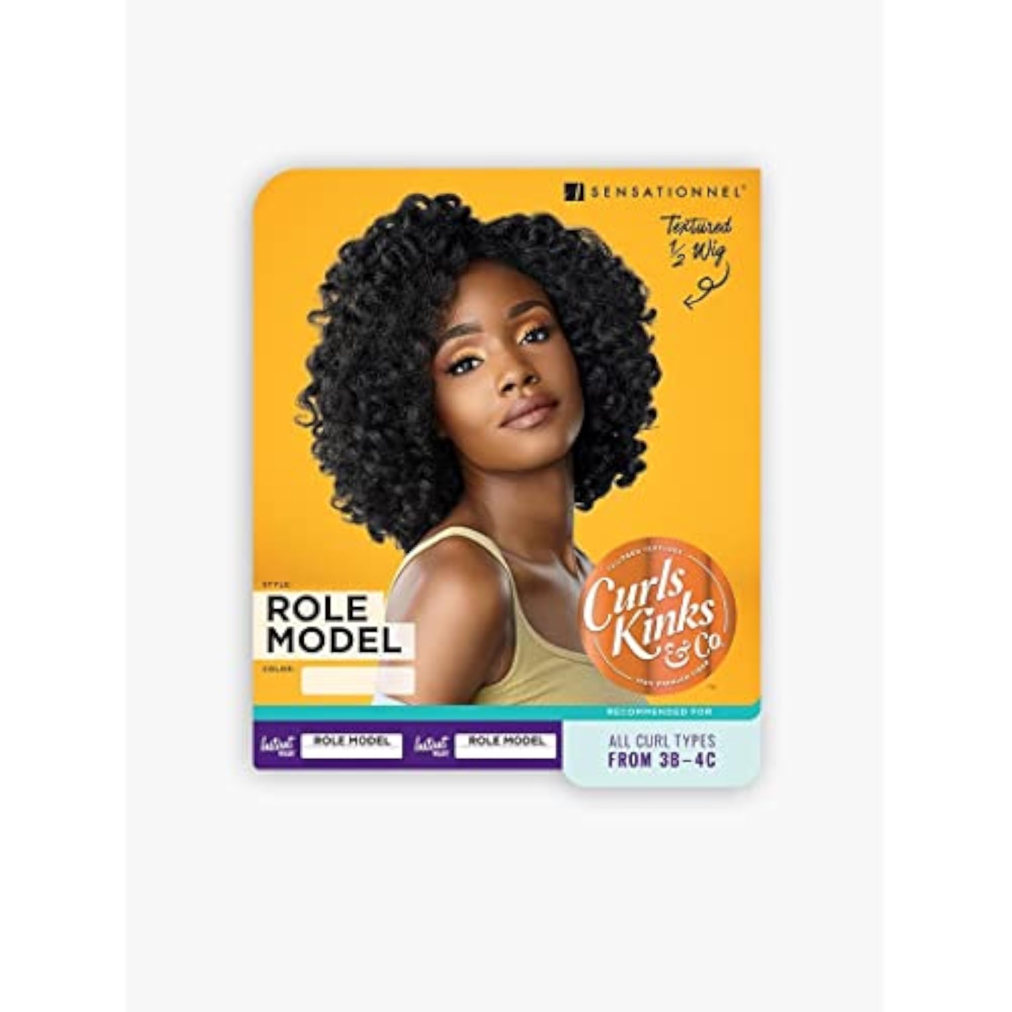 Synthetic Half Wig Instant Weave ROLE MODEL, Natural Look