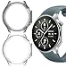Produktbild GIOPUEY [2 Stück Hülle Kompatibel mit OnePlus Watch 2, Soft TPU, Shock Resistant, OnePlus Watch 2 Cover - Black+Transparent