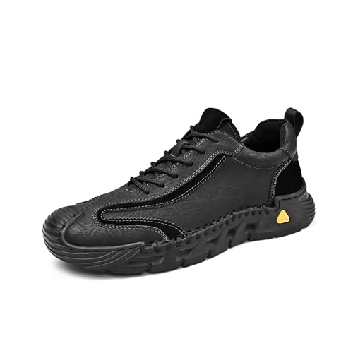 Mens Sports Outdoor Lightweight Soft Walking Fashion Retro Oxfords Non-Slip Breathable Driving Shoes