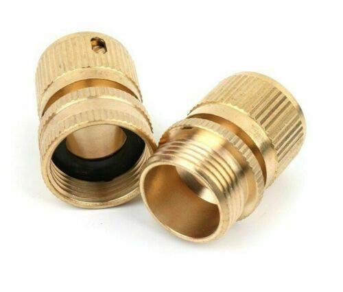 CT Rosca Macho Rosca Hembra de 3/4' Conectores rápidos de latón Accesorios de riego de jardín Accesorios para tuberías de Lavado de Autos