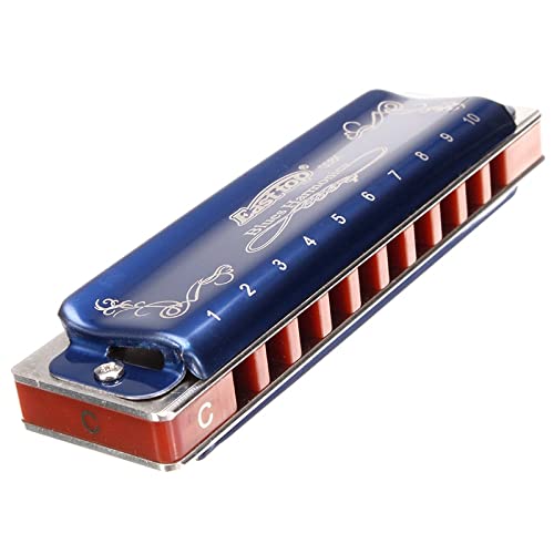 Harmonica Tone C 10 orifices orgue flûte Harmonica Blues avec boîte à couvercle pour les amateurs d’instruments à vent… - Les Beatles, Paul McCartney, John Lennon, RIngo Starr, George Harrison Harmonica Tone C 10 orifices orgue flûte Harmonica Blues avec boîte à couvercle pour les amateurs d'instruments à vent… – Image 4