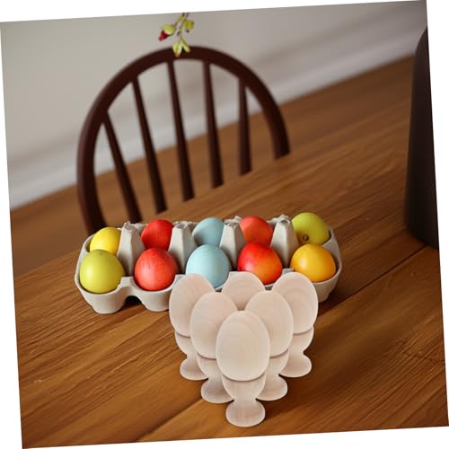 ULTECHNOVO 1 Set Simulierte Eierablage Eierbecher Eierständer Entzückender Halter Für Hartgekochte Eier Für Wiederverwendbarer Becher Für Gekochte Eier Tisch Frühstückshalter Für – Bild 7