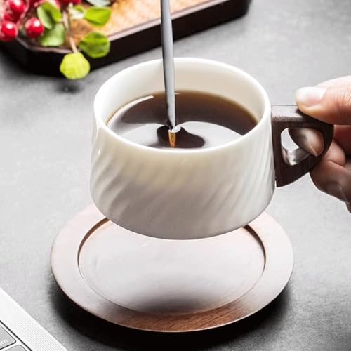 Tasse café latte céramique ensemble vaisselle petit déjeuner