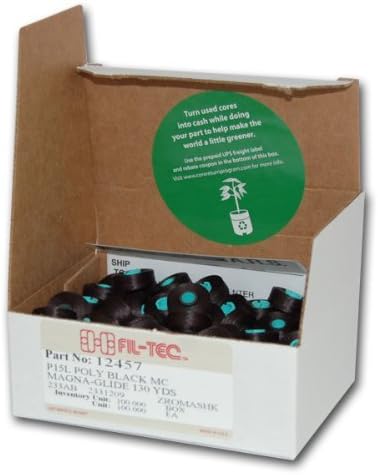 Magna-Glide Prewound "L" Bobbins Black - 100 count