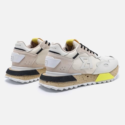 Image of The NSJ358 is a Modern Sneaker Made of Leather, It has a Sporty Made by a Stylish Design for Outstanding Look.Durability and Comfort.