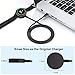 Upgrade 2 Pack 5ft Samsung Watch Charger, Magnetic Fast Charging Cable Galaxy Watch Charger Dock for Galaxy Watch 8/8 Classic/Ultra/7/6/6 Classic/5/5 Pro/4/4 Classic/3/FE/Active 1/Active 2