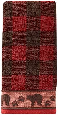 SKL Home by Saturday Knight Ltd. Sundance Hand Towel,Cotton Red