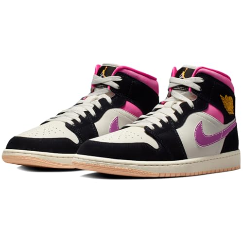 [�i�C�L] �G�A �W���[�_�� 1 �~�b�h SE AIR JORDAN 1 MID SE �u���b�N/�Z�C��/�s���N�T�C�N��/���j�o�[�V�e�B�S�[���h II3789-001 27.0cm