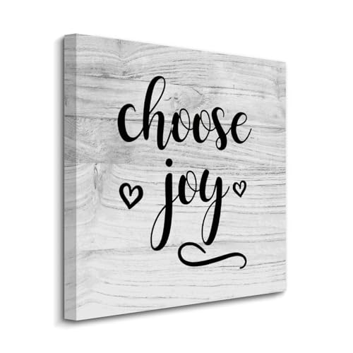 Lienzo Choose Joy de arte moderno para llenar de optimismo y calidez la decoración de tu hogar