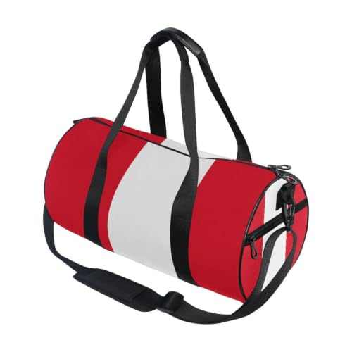 Bolsa de lona para viajes y deportes, bolsa de gimnasio de Perú con bolsillo interior para hombre