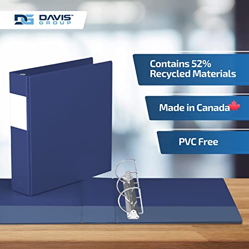 Premium Economy 6-Pack 3-Ring Binders for School or Office, D-Ring Binders, 2 Inch, Royal Blue by Davis Group - Image 6