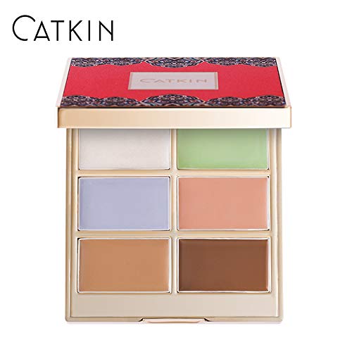 CATKIN Concealer Palette,Aesthetica Color Correcting Cream Corrector Makeup Contouring Foundation-6 Colors