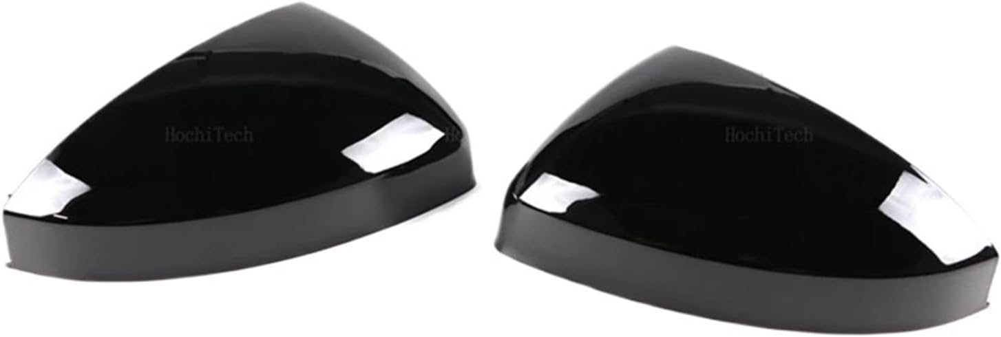Carbon Fiber Pattern Glossy Black Rearview Side Mirror Cover Cap Fit for TT TTS RS TTRS MK3 8S 15-23 R8 2016-23