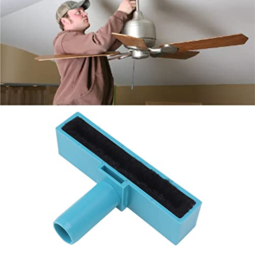 Image of Pssopp Ceiling Fan Blade Cleaner, Duster Ceiling Fan Attachment Washable Brush Fan Tool Ceiling Fan Blade Cleaner Ceiling Fan Cleaner Duster for Home (Blue)