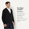 Amazon Essentials Men's Relaxed-Fit Cotton Blend Cardigan, Black, XL #3