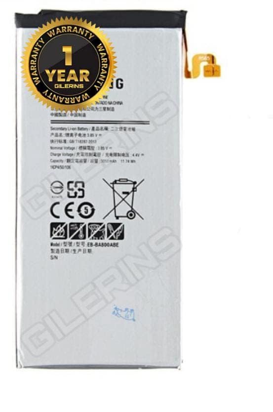Image of Original EB-BA800ABE Battery for Samsung Galaxy A8 2015 A8000 A800F A800S A800YZ Battery with 1 Year Warranty** (HH264)