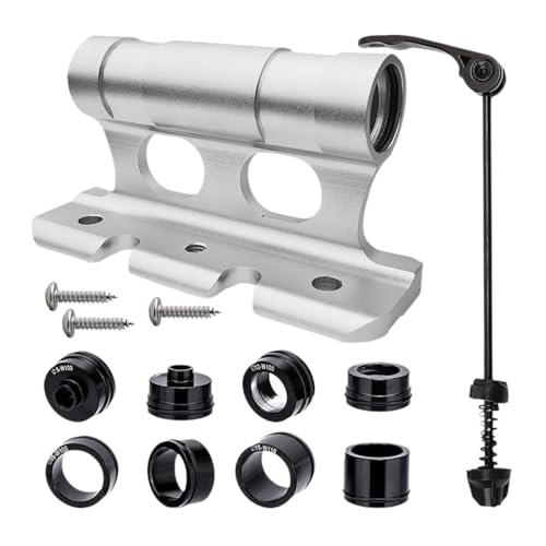 kowaku Universal Bicycle Roof Rack Attachment for Car Crossbars, Argent