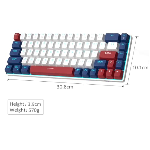 Clavier de jeu mécanique portable MageGee MK-Box compact 60% rétroéclairé pour PC Mac - 7