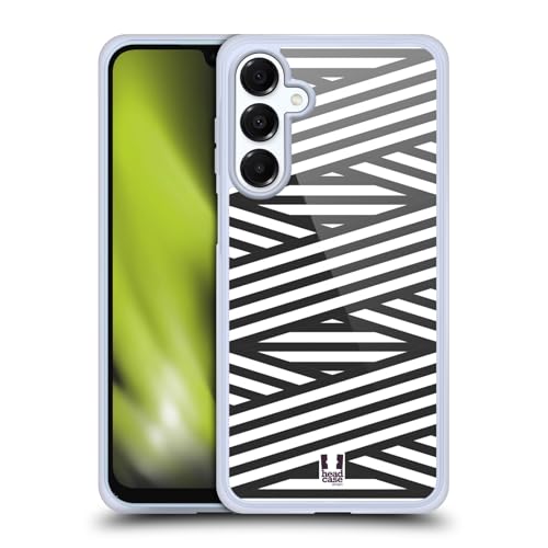 Coque gel Samsung Galaxy A16 5G compatible MagSafe imprimé géométrique