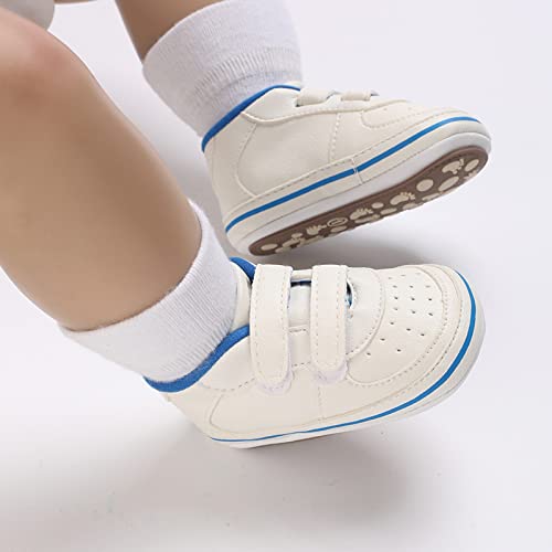 Summer Children Infant Toddler Shoes Boys and Girls Sports Breathable Upper High Top Comfortable Colorblock Design Casual Baby Shoes 12-18 Months2