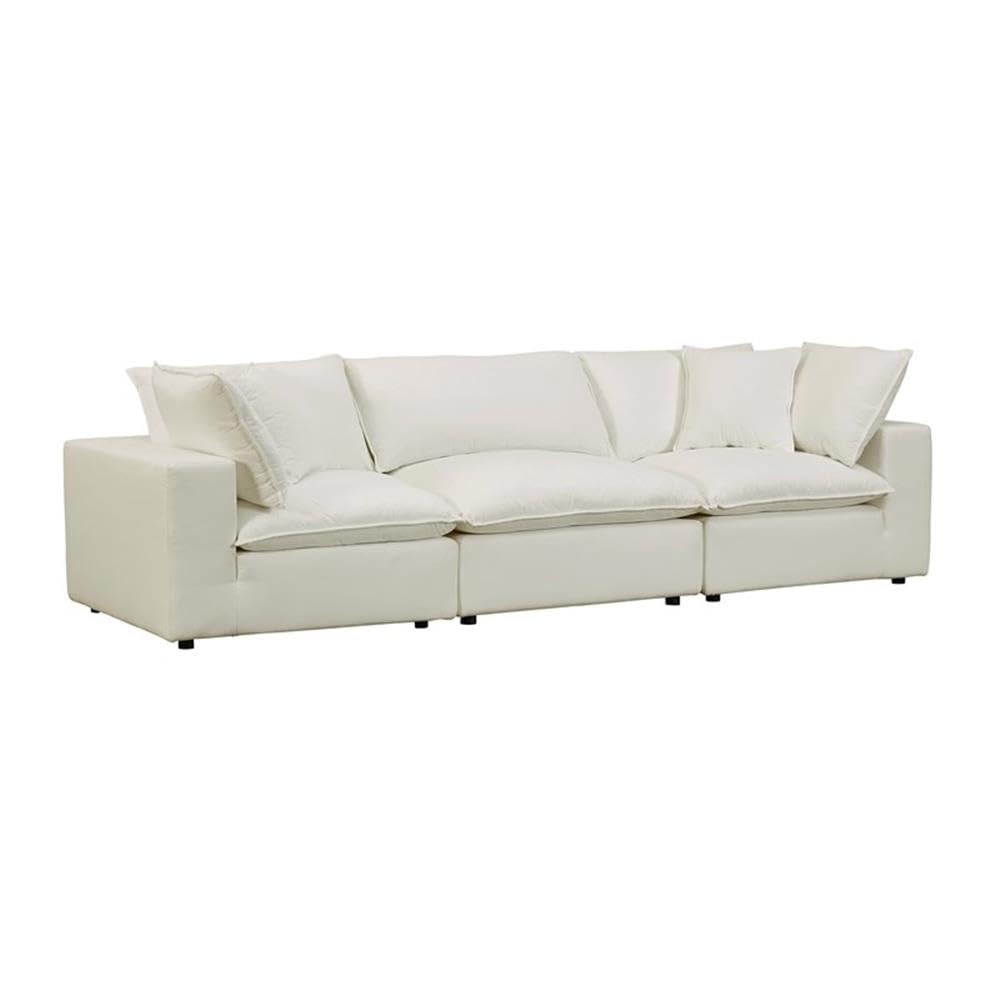 Cali 120 Natural Performance Fabric Modular Sofa - TOV Furniture