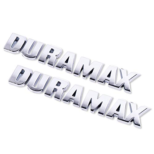 Image of 2019-2021 New Duramax Emblems Badge for Silverado (Silver)