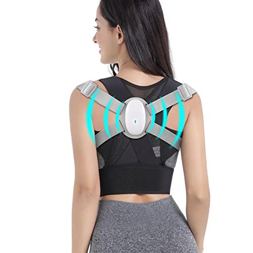 Back Posture Corrector, Upper Back Brace with Vibration Intelligent Posture Reminder, Smart Posture Trainer for Women/Men/Students, Prevent Humpback, Help to Keep Right Posture to Develop a Good Habit