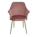 KIM JOY Sillón Lounge Terciopelo Vintage, Sillas de Comedor Tapizada con Patas...