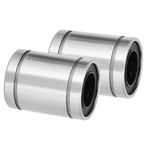 Rodamiento Lineal, 2 Piezas Rodamientos de Movimiento Lineal Brida Extendida Velocidad de Rápida Rodamientos Pequeños Rodamiento Lineal Rodamiento Lineal Bajo LM16UU