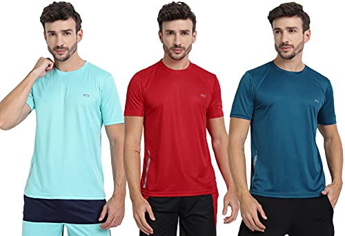 Image of FTX Men's Dri-Fit Round Neck T-Shirt Combo - Pack of 3 (723)