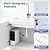 COSTWAY AW-RB05 Alkaline PH+ Reverse Osmosis Water Filter, 800 GPD Tankless Under-Sink RO System with 8-Stage Filtration, Smart LED Faucet, 2:1 Pure to Drain Ratio, High-Efficiency Water Purification