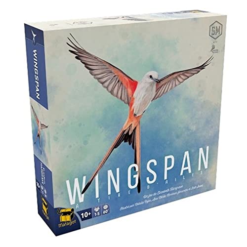 Wingspan -Matagot- Jeu de société - Collection d'oiseaux - Jeu de stratégie et Gestion de ressources - Jeu Familial - Jeu de Plateau avec Cartes - de 1à5 Joueurs dès 10ans-Kennerspiel des Jahres 2019 Cover