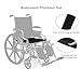 Migeek Wheelchair 18 inch Seat, Wheelchair Replacement Seat, Nylon Seat Upholstery, Wheelchair Replacement Part (18x16), Universal