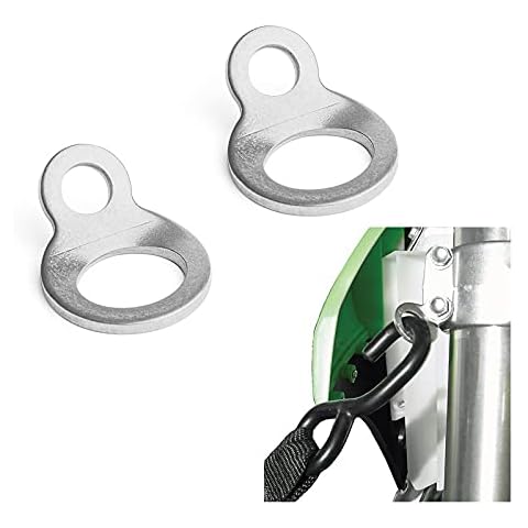 MOTO4U Dirt Bike Tie Down Strap Ring System Kits Anchor Point Tie Down Kit Release Hook Tie Down Anchor -2Pcs Cover