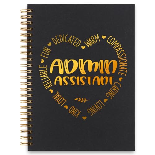 Carnet à spirale pour assistant administratif et fournitures de bureau au quotidien