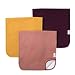 Baby Burp Cloth Large 21''x10'' Size Premium Absorbent Triple Layer 3-Pack Gift Set "Jade" by Copper Pearl